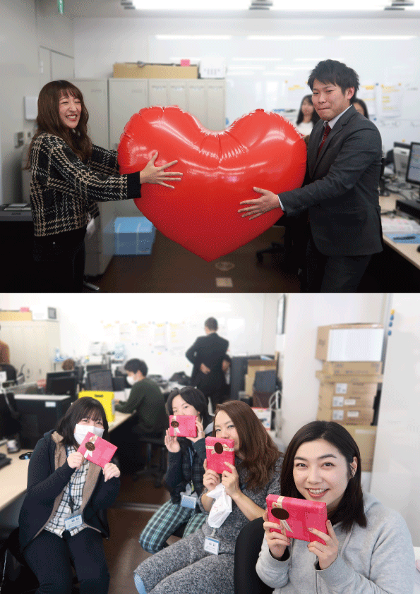【本社】バレンタインデーイベントを開催しました！