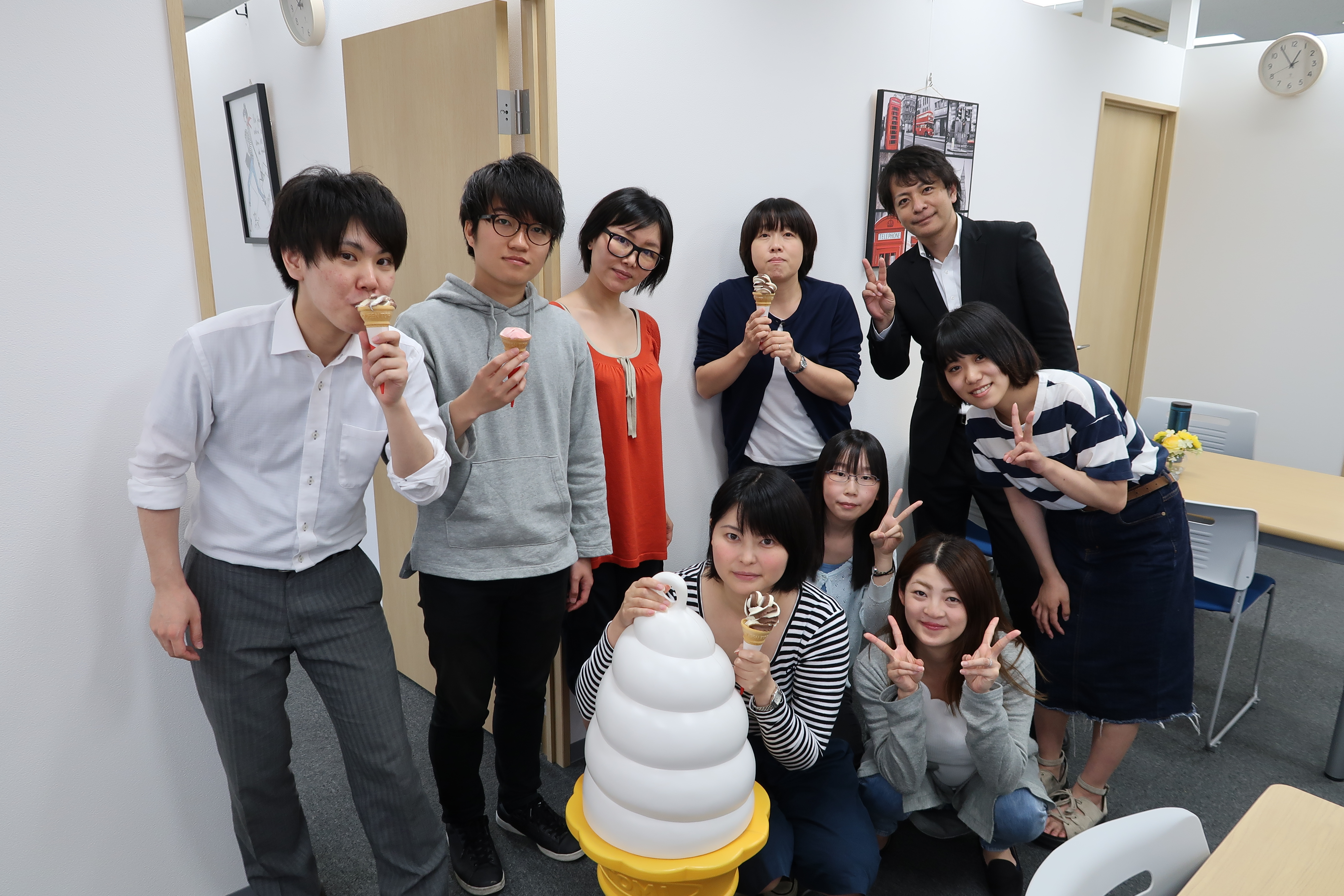 【広島】社内イベント：「ソフトクリームパーティ」を開催しました　～6/18追加更新しました～